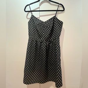 Polka dot mini dress, J. Crew, worn once